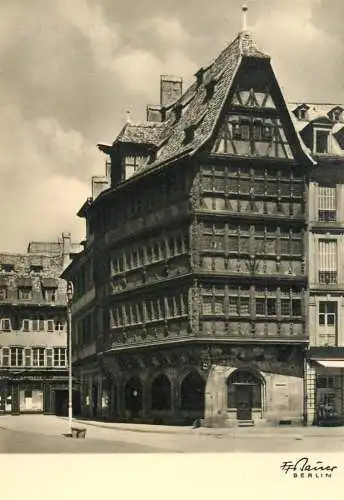 France Strasbourg Maison Kammerzell