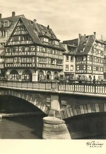 France Strasbourg old town typical architecture