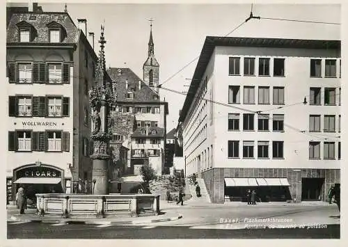 Switzerland Basel Fischmarktbrunnen
