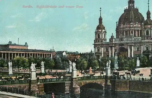 Germany Berlin schlossbrucke und neuer Dom