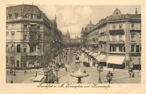 Germany Frankfurt a Main Kaiserplatz und kaiserstrasse