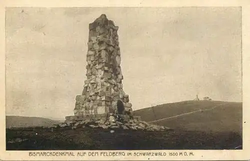 Germany Bismarckdenkmal auf dem Feldberg im Schwarzwald