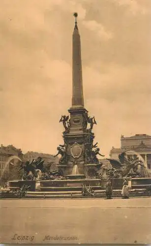 Germany Leipzig mendeenbrunnen