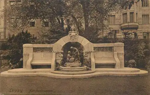 Germany Leipzig marchenbrunnen