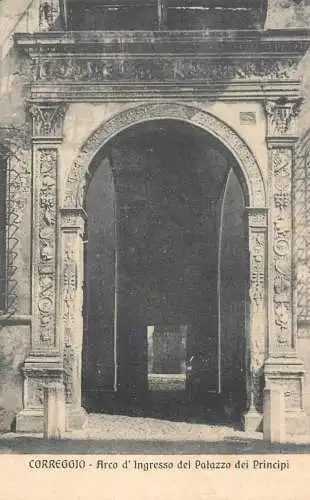 Italy Correggio arco d'Ingresso del Palazzo dei principi