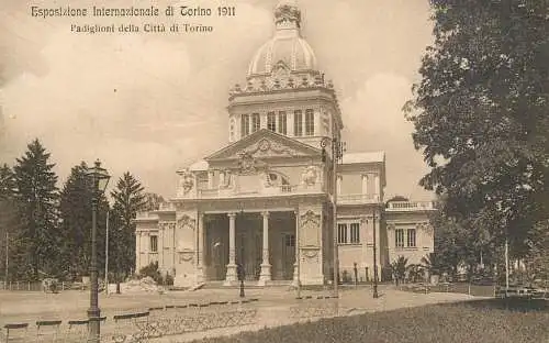 Italy Torino 1911 padiglioni della Citta di Torino