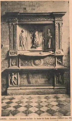 Italy Ancona cattedrale giovanni da Trau la tomba del Beato Girolamo Giannelli