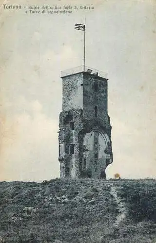 Italy Tartona ruine dell antico forte S Vittorio