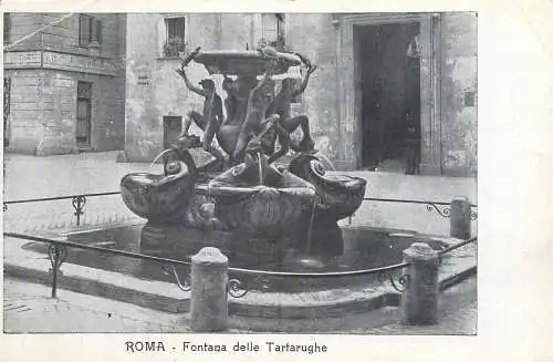 Italy Rome Fontana delle Tarfarughe