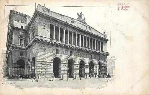 Italy Naples teatro San Carlo