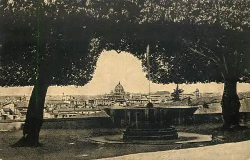 Italy (Rome) Panorama da villa Medici