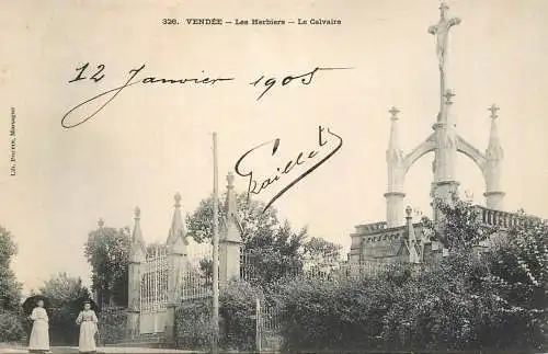France Vendee les Herbiers le Calvaire 1905