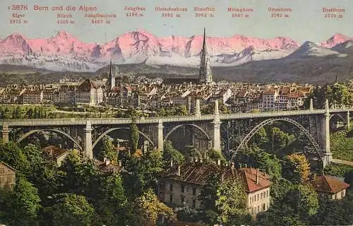 Switzerland Bern und die Alpen