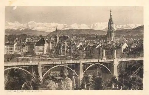 Switzerland Bern und die Alpen