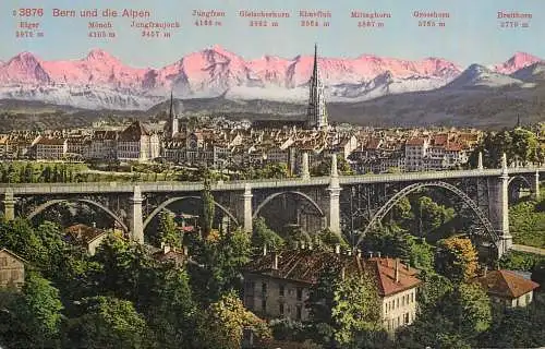 Switzerland Bern und die Alpen