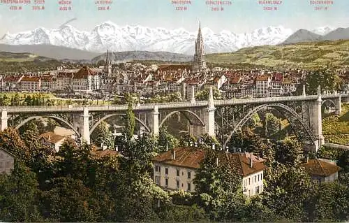 Switzerland Bern und die Alpen