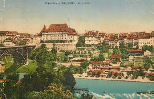 Switzerland Bern Kirchenfeldbrucke