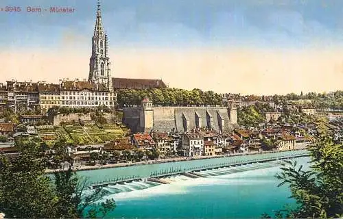 Switzerland Bern blick auf Stadt und Alpen