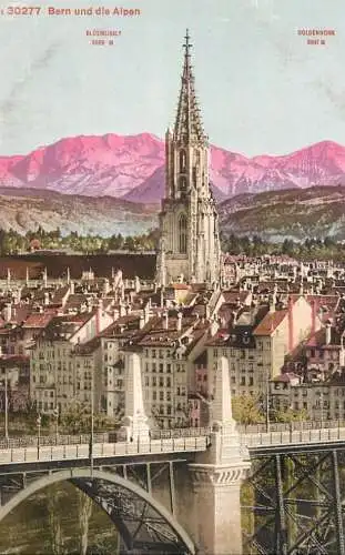 Switzerland Bern und die Alpen