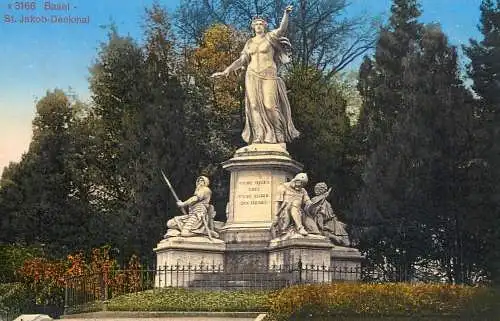 Switzerland Basel St Jakob Denkmal