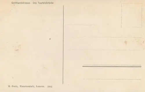 Switzerland Gotthardstrasse Die Teufelsbrucke