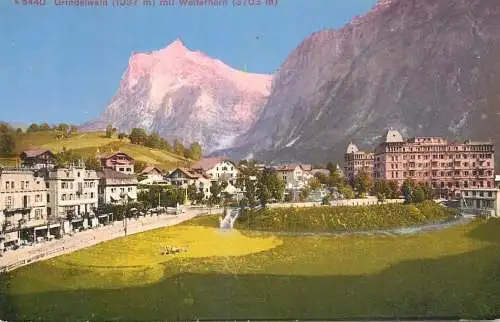 Switzerland Grindelwald mit Wetterhorn