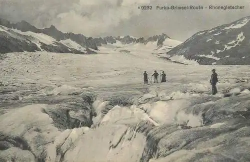 Switzerland Furka Grimsel route Rhonegletscher