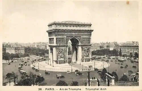 France Paris Triumphal Arch