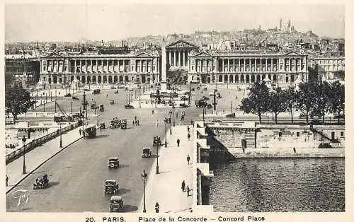France Paris Place de la Concorde vue generale