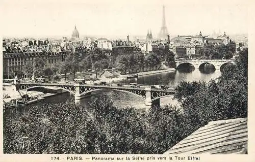 France Paris Panorama sur la Seine