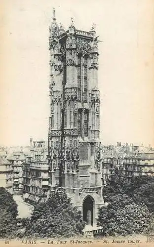 France Paris La Tour St-Jacques