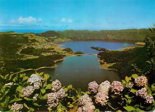 Portugal S. Miguel Acores Sete Cidades Green & Blue Lake