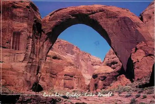 USA Rainbow Bridge National Monument UT Dick Dietrich photo Jacqueline Cochran pioneer pilot stamp