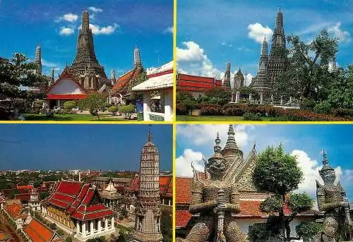 Thailand Bangkok Wat Arun multi view