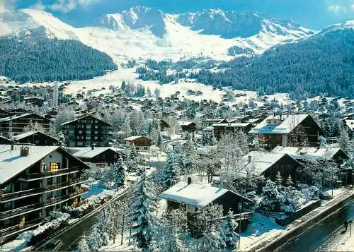 Switzerland Verbier paysage d'hiver vue panoramique