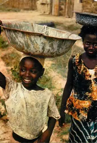 Senegal children ethnic types and scenes