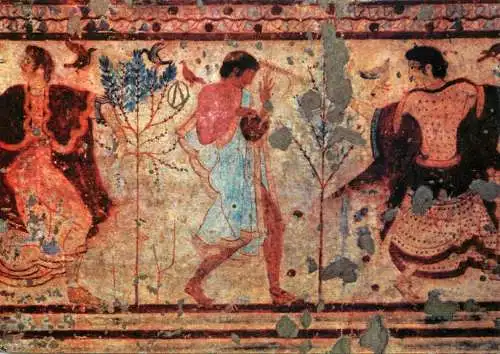 Italy Tarquinia (Viterbo) Tomba del Triclinio Danzatrice