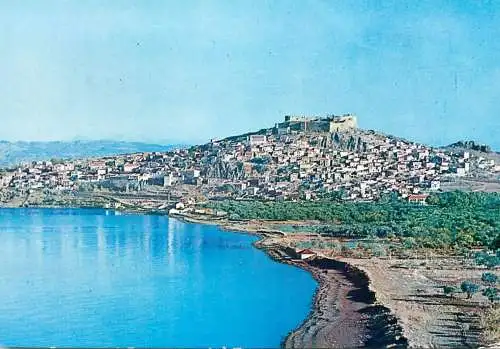 Greece Lesbos view of Mithymna