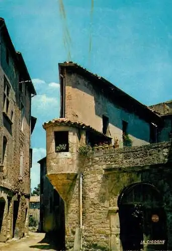 France Pezenas (Herault) old city architecture street view