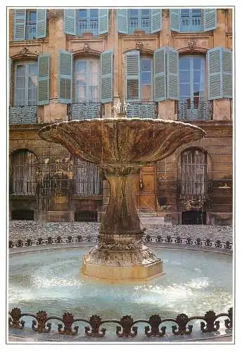 France Aix-en-Provence Fontaine & Place d'Albertas