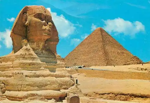 Egypt Gizeh Kheops Pyramid & the Great Sphinx