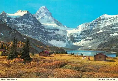 Canada - Rockies Mount Assiniboine picturesque mountain scenery mountain types and scenes