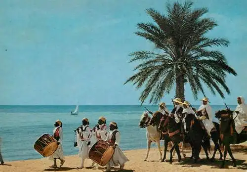 Tunisia Jerba folklorique dances ethnic types and scenes