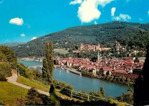 Germany Heidelberg view from the Philosopher's Garden