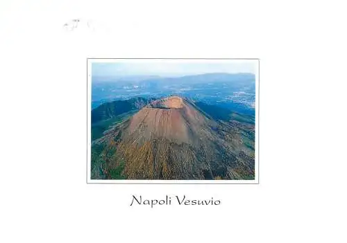 Italy Napoli Vesuvio veduta aerea del Gran Cono