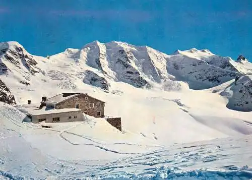 Switzerland Diavolezzahutte mit Piz Palu & Bellavista
