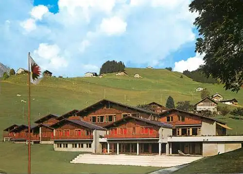 Switzerland Chateau d'Oex Ville de la Lausanne Le Planemard Ecole a la montagne