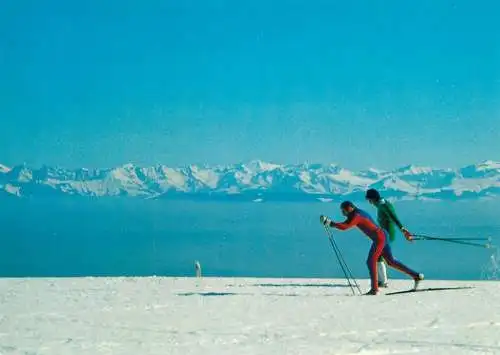 Switzerland ski de fond & les Alpes