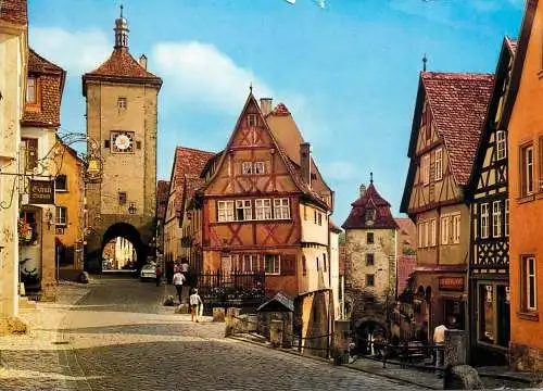 Switzerland Rothenburg ob der Tauber Plonlein