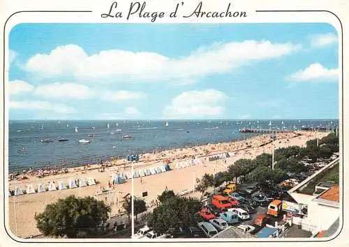 France Arcachon vue de la plage & la baie